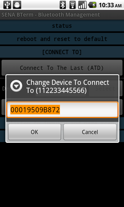 bluetooth connection